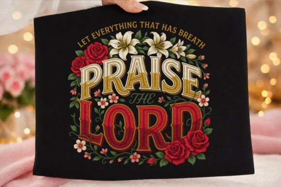 Download Praise the Lord Floral Christian Faith - Premium Resources