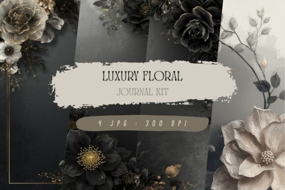 Download Luxury Floral Journal Kit, Wallpaper - Wallpaper Collection