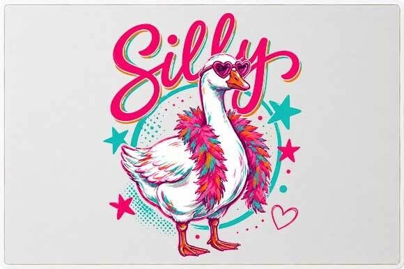 Download Silly Goose Trendy Graphic PNG - Trendy graphic Collection
