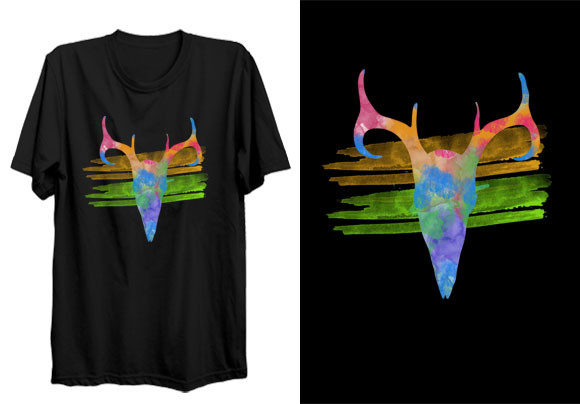 Download Trendy Graphic Watercolor T Shirt Design - Trendy graphic Collection