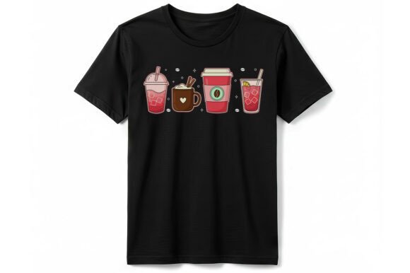 Download Coffee Latte and Iced Drink T-shirt - Iced drink Collection
